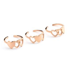 PRICES MAY VARY. 💛Three heart rings set, best friend ring for 3, best friend gifts, friendship ring, 3 sister ring. 💛Material: Stainless steel,that is nickel free, lead free and hypoallergenic. 💛These Dainty Rings are adjustable and flexible enough with a gentle squeeze or slight spreading to adjust, it fits most finger sizes. 💛Sister rings sweet gift for sisters or best friends makes your relationship closer together. 💛Each set come with a beautiful velvet bag,ready for giving. Sister ring Bestie Rings, 3 Bestie, Bracelets Best Friends, 3 Best Friends Gifts, 3 Bff, Bff 3, Bff Rings, Best Friends Necklace, Best Friend Rings