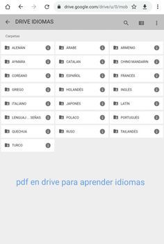 an image of a computer screen with the words drive idioms in spanish and english