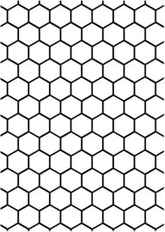 an image of a pattern that looks like hexagonals in black and white