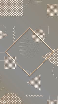 an abstract geometric background with gold lines and dots in the shape of a rectangle