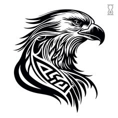 Tribal Eagle Semi-Permanent Tattoo 3 in x 3 in Eagle Template Free Printable, God Quotes Tattoos, Eagle Stencil, African Warrior Tattoos, Eagle Tattoo Design, Trible Tattoos, Hawk Tattoo, Tribute Tattoos, Usa Tattoo