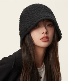 Classy Black Thick Warm Solid Knit Bonnie HatMade of fine Knit Blended.Hat Circumference: 59cm/23.01". Matches easily with daily hairstyle, dresses & Shirts Fisherman Beanie Women, Lana Style, Bonnie Hat, Black Beanie Hat, Fisherman Beanie, Vintage Bucket, Daily Hairstyles, Black Beanie, Spring Sweater