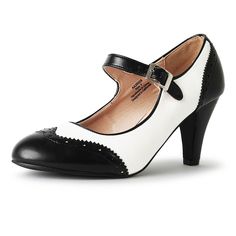 PRICES MAY VARY. BEST OF BOTH: The classic mary janes shoes for women look with an updated Oxford pattern. With their unique feminine flair, these heels are a must-have for every fashionable woman. RETRO FOR DAYS: 1950s shoes for women, this shoe is a throwback. Stand out at your next themed event. These mary janes will be great for bridal shoes and wedding shoe. SECURE AND ADJUSTABLE: These women's dress shoes have a adjustable buckle strap that adds a secure fit, allowing you to customize the 1950s Shoes, Women's Dress Shoes, 1920s Shoes, 1940s Shoes, Oxford Pumps, Round Toe Shoes, Mary Jane Pumps, Dress Shoes Womens, Round Toe Heels