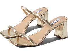 Steve Madden Lilah Steve Madden Lilah, Hoco Heels, Hoco Shoes, Homecoming Heels, Shiny Outfits, Metallic Gold Heels, Homecoming Shoes, Preppy Shoes, Prom Heels