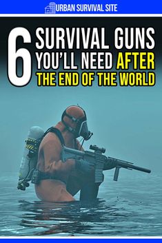 During a long-term disaster or the end of the world as we know it, there are certain survival guns that are better than others. Zombies Apocalypse Survival, Survival Prepping Diy, Survival Items