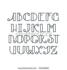 the english alphabet is made up of letters and numbers, all in black ink on a white background