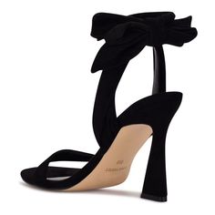 Step into a stylish look with these Nine West Kelsie women's heeled dress sandals.Click this FOOTWEAR GUIDE to find the perfect fit and more! Step into a stylish look with these Nine West Kelsie women's heeled dress sandals. Click this FOOTWEAR GUIDE to find the perfect fit and more! SANDAL FEATURES Tie-up design Flared heelSANDAL CONSTRUCTION Textile, satin, faux suede upper Manmade lining and outsoleSANDAL DETAILS Open toe Lace-up closure Padded footbed 3.74-in. heel Size: 5.5. Color: White. Gender: female. Age Group: adult. Ankle Wrap Heels, Nude Shoes, Bridesmaid Shoes, Wrap Heels, Open Toed Heels, Shoe Inspo, Ankle Wrap, Open Toe Shoes, Grad Party