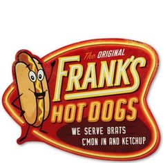 the original frank's hot dogs sign