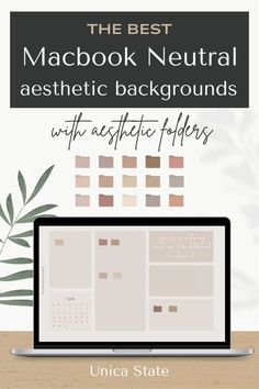 the best macbook neutral aesthetic backgrounds with asymptic folders