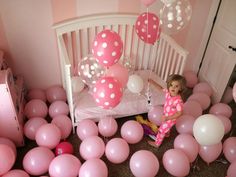 fill a toddler's room with balloons to wake up to on their birthday! Room With Balloons, Baby Balloons, Second Birthday Ideas, Toddler Birthday Party, Toddler Parties, Birthday Party Planning, Toddler Birthday, Second Birthday, Minnie Mouse Birthday