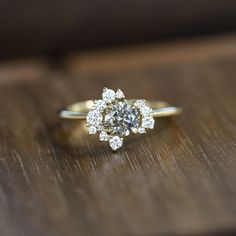 Antique Inspired Engagement Rings, Memory Ring, Dainty Engagement Rings, Alternative Bride, Bridal Fashion Jewelry, Unique Diamond Rings, Pepper Diamond, Nose Jewelry