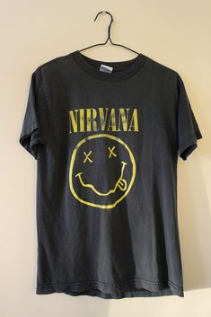 Nirvana Outfit, Nirvana Tshirt, Nirvana Shirt, Quilt Size Chart, Selling Clothes, Shirt Store, Nirvana, Long Sleeve Sweatshirts