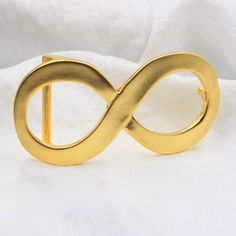 Leather Belt Accessory, Matte Gold Supplies, Infinity Symbol Belt Buckle 1 Pcs. Buckle Length: 94 mm Width: 48 mm Fit for 40 mm belts Colour:  Matte Gold Material: Zamak (Pewter) Nickelfree  We make our products from the main material Zamak [Pewter] pendants, beads, charms ... jewelry accessories, and other accessories.  Our products are completely processed and maintained by ourselves Our workshop is located in Istanbul [Turkey]. We ship from Istanbul from Monday to Friday, if you order after 4pm on Friday(Turkish time), delivery will not go out until Monday _İMPORTANT_ Dear customers, I would like to point out that the shipping takes place from the beautiful European İstanbul. Under certain circumstances, taxes and customs duties may apply, the customer is responsible for these expenses Gold Infinity Bracelet, Infinity Charm Bracelet, Silver Infinity Bracelets, Eternity Bracelet, Valentines Bracelets, Couples Bracelet, Infinity Jewelry, Red String Bracelet, Pewter Pendant