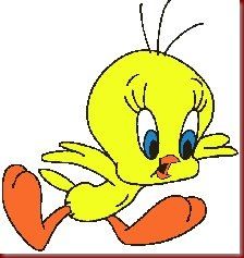 an image of a cartoon bird running