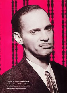 a man in a suit and tie on the cover of time magazine, with pink background