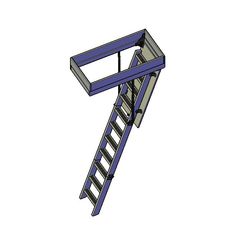 a drawing of a ladder going up into the sky