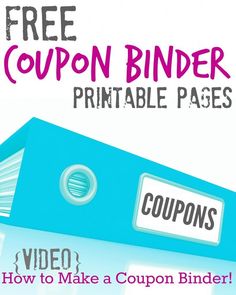 coupon binder printables for coupons with the text, how to make a coupon binder