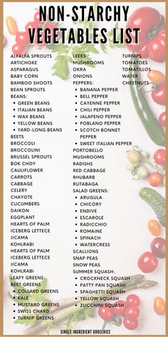 Starchy Vegetables List, Non Starchy Vegetables List, Vegetables List, Italian Beans, Celery Salad, Starch Solution, List Of Vegetables, Alfalfa Sprouts