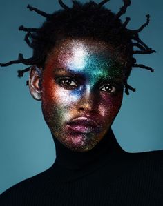 Amilna Estevão, The Blacker The Berry, Glitter Beards, Jason Kim, Glitter Bomb, Glitter Face