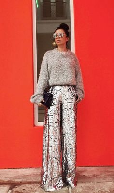 Dressy Boho, Silver Pants, Fest Outfits, Pastel Outfit, New Years Outfit, Holiday Party Dresses, Looks Street Style, Fashion Weeks