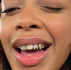 Front Teeth Grillz, Girls With Grills, Mouth Grills, Teeth Caps, Teeth Art