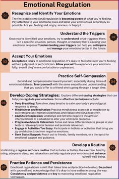 Regulate Your Emotions, How To Manage Emotions Adults, Emotion Regulation Skills, How To Emotionally Heal, Regulate Emotions Adults, Controlling Emotions Self Regulation, How To Regulate Your Emotions, Emotional Regulation Strategies, Emotional Regulation Techniques