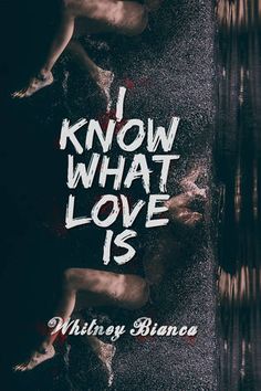 the cover for i know what love is, with an image of two people in black and