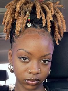 Follow for more Loc Inspiration, Loc Hairstyles, Beautiful Locs, Loc Journey, Hair Locks, Afro Hair, Natural Hair Braids