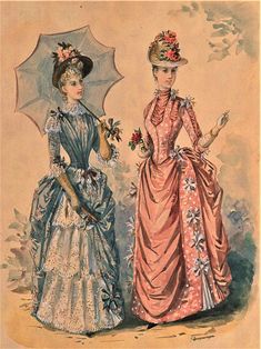 1894 Fashion, 1888 Fashion, Women In Dresses, Belle Epoque Fashion, Ancient Dress