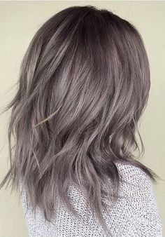 Mane Interest: Hair Color Gallery Mushroom Hair Color, Mushroom Brown Hair, Ash Grey Hair, Brown Hair Color Shades, Mushroom Brown, Ash Hair, Ash Hair Color, Grey Hair Inspiration, Ash Brown Hair