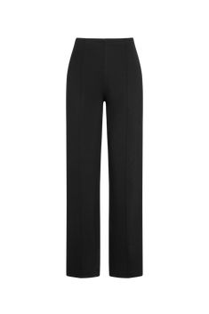 We’ve taken the pant that broke the internet and reimagined it into the perfect straight-leg silhouette. This high-waisted, classic straight-leg pant is made from luxurious ponte knit, offering the structure of tailored fabric with the comfort of a soft knit. The elongated, clean lines and elevated waistline are designed to be slimming and elongating, flattering every body type and height. Fit Notes:The inseam is intentionally long to provide the option for both tall and petite women to wear wit Straight Leg Pant, Petite Women, Black Knit, Straight Leg Pants, Soft Knits, Clean Lines, Made It, Body Types, The Internet