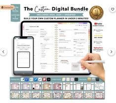 the complete digital bundle includes an ipad, tablet and planner