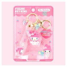 the hello kitty keyring is in its package