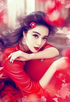 Fan Bingbing, Chinese Art Girl, Girly Drawings, Painting Of Girl, Art Tutorial, Digital Art Girl, Beautiful Fantasy Art