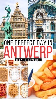 one perfect day in antwerp, girl with the passport and some delicious food