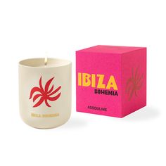 ASSOULINE Candles Ibiza Bohemia Travel From Home Candle Tracey Emin, Ibiza Bohemia, Elizabeth Peyton, Linen Outer, Bridget Riley, Candle Lid, Cy Twombly, Ellsworth Kelly, Gerhard Richter