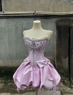 Performance Dresses Music, Cute Short Prom Dresses, Elegant Homecoming Dresses, Prom Dresses Elegant, Tiktok Aesthetic, French Rococo, Preformance Outfits, Coquette Pink, Short Prom Dress