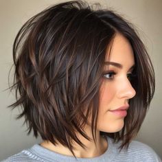 28+ Old Money Bob Hairstyles: The Best Elegant and Classic Looks for Timeless Style Layered Haircuts For Medium Hair Brown, Shoulder Hair Styles Ideas, Dark Hair Styles Medium, Short Layers Haircuts For Medium Hair, Short Bob With Long Layers, A Frame Haircut Short, Clavicle Length Hair With Layers, How To Style Medium Length Hair With Layers, 2024 Medium Hair Styles