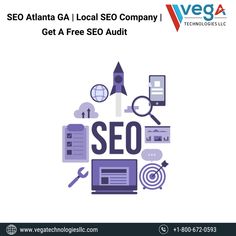 an image of a website with the words, get a free seo audit on it