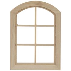 an open wooden window on a white background