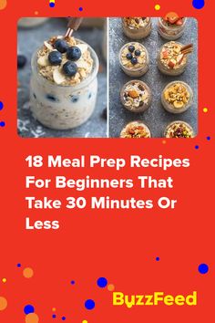 18 Meal Prep Recipes For Beginners That Take 30 Minutes Or Less Quick Sandwiches, Jar Salad, Tasty Thai, Zoodle Recipes, Salad Meal Prep