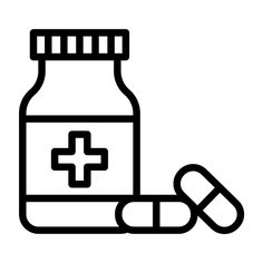 Medical Symbol Design, Medicine Drawing, Medical Artwork, Outline Pictures, Eid Crafts, Black And White Cartoon, Medical Symbols