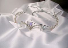 Forehead Tiara, Wedding Circlet, Elven Wedding, Rainbow Fairy, Jewelry For Wedding, Rainbow Fairies, Fairy Crown, Elf Costume, Headpiece Jewelry