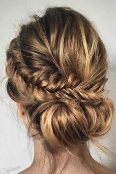 Bridal Hair Inspiration, Elegant Wedding Hair, Best Wedding Hairstyles, Fishtail Braid, Cool Braids, Penteado Cabelo Curto, Trending Hairstyles, Braided Updo