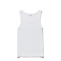 The Ribbed Lenny - White – KULE White Ribbed Cotton Vest, Classic Seamless Everyday Tank Top, Classic Everyday Seamless Tank Top, Classic Seamless Cotton Tank Top, Classic Cotton Seamless Tank Top, White Cotton Ribbed Tank Top, Ribbed Cotton Vest, Solid Color Ribbed Cotton Vest, Solid Color Cotton Ribbed Vest