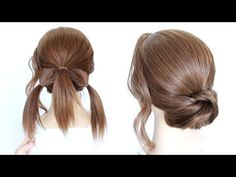 Updos For Medium Length Hair Easy Tutorials, Hairdo For Thick Hair Medium, Up Dos For Medium Hair How To, Hairdues For Medium Hair Wedding, Low Updo Easy Short Hair, Medium Length Up Dos Easy Updo, Short Hair Buns Shoulder Length, Easy Bridesmaid Updo Short Hair