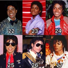 the evolution of michael jackson's style through the years from his name to his age