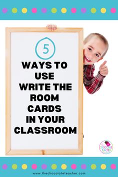 picture of a little boy with his thumb up peeking out from behind a board. Classroom Elementary, Phonological Awareness Activities, First Grade Phonics, Write The Room