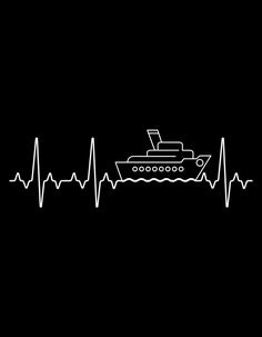 Cool seafarer design featuring a cruise ship in ECG heartbeat pulse line. For the seamen, seafarers, mariners, or travellers. Navy Girlfriend Quotes, Anchor Wallpaper, Best Friend Family, Navy Girlfriend, For Your Best Friend, First Job, International Day, Blue Aesthetic