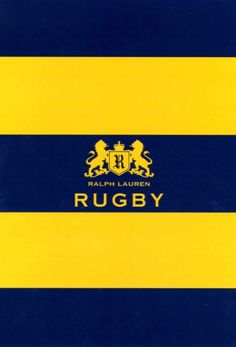 the rugby flag is blue and yellow